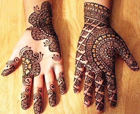 Patrauklus Indijos Mehndi dizainas