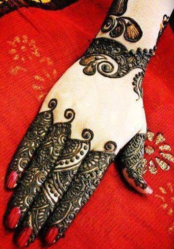Stilingas Indijos Mehndi dizainas
