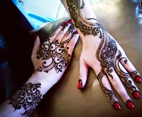 Naujausias Indijos Mehndi dizainas