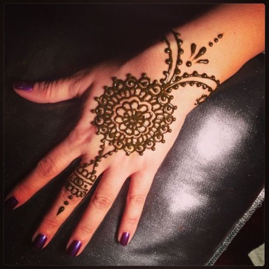 paprasti Indijos mehendi dizainai