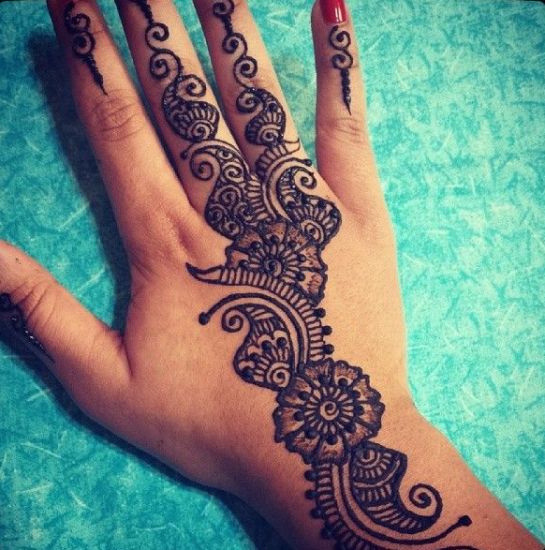 Indijos henna dizainas