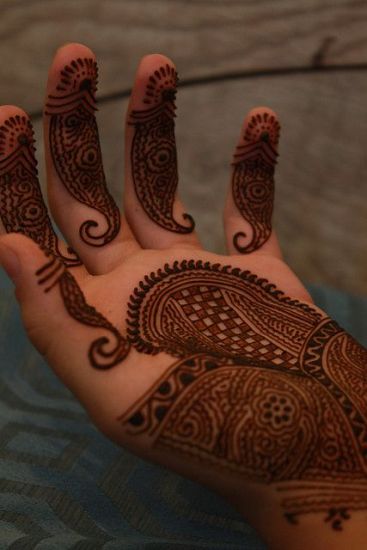 Indijos Mehndi modelis