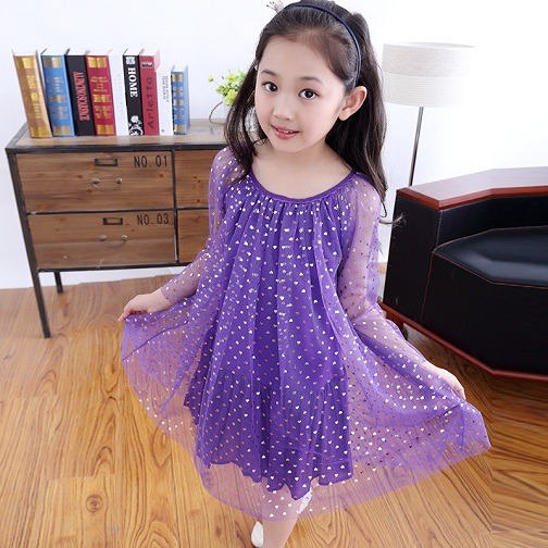 „Star Dot Chiffon“ mergaičių suknelė
