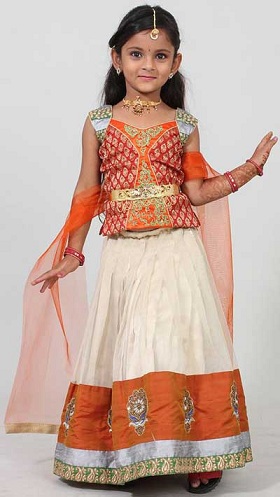 Sharara Lehenga Choli mergaitėms