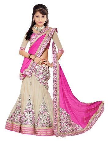 Lehenga Choli suknelė mergaitėms