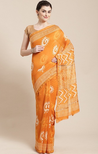 Lengvas „Chanderi Silk Saree“