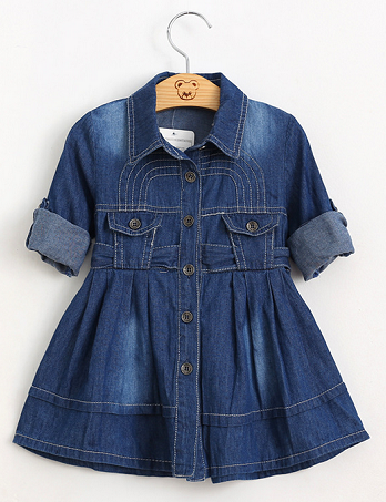 Denim Baby Frock