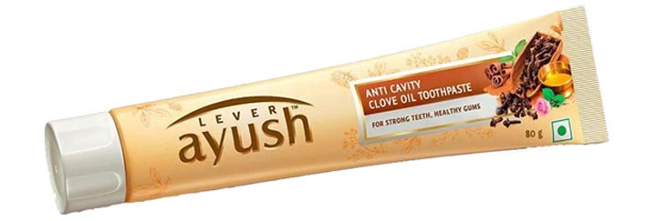 „Lever Ayush Anti Cavity Clove Oil“ dantų pasta