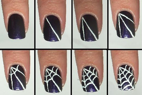 En İyi Örümcek Ağı Nail Art Tasarımları