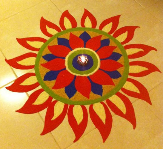 Rangoli pradedantiesiems