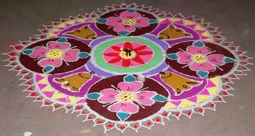 Gelişmiş Sanatçılar için Rangoli Tasarımları