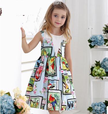 Kız Bebek Baskılı Elbise