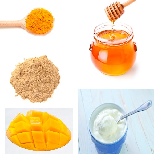 Smagi Mango veido kaukė
