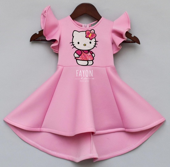 7 Yaş İçin Hello Kitty Elbise