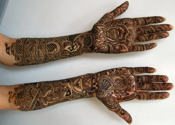 Rajasthani gelin mehndi tasarımları