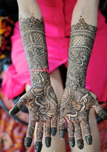 Gudžaratų vestuvių Mehndi dizainas