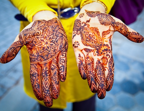 Pandžabų vestuvių Mehndi dizainas