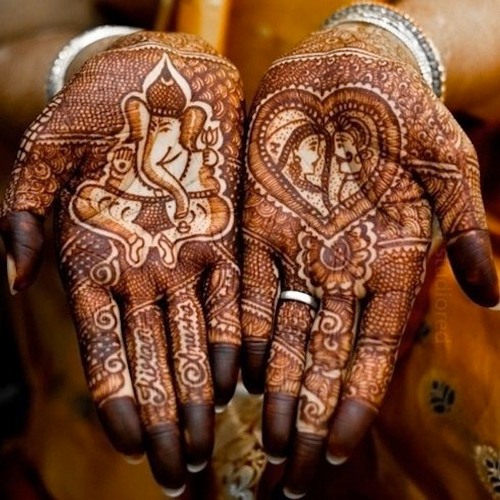 Mehndi dizainas vestuvių funkcijoms