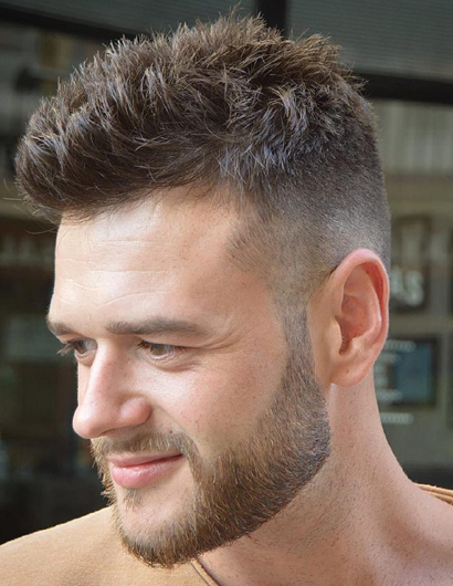 Dikenli Saç Modeli