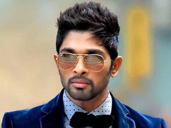 Allu Arjun dikenli saç kesimi