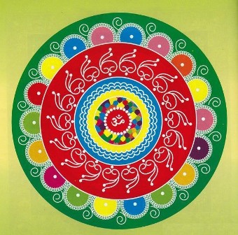 Güzel Rangoli Tasarımları