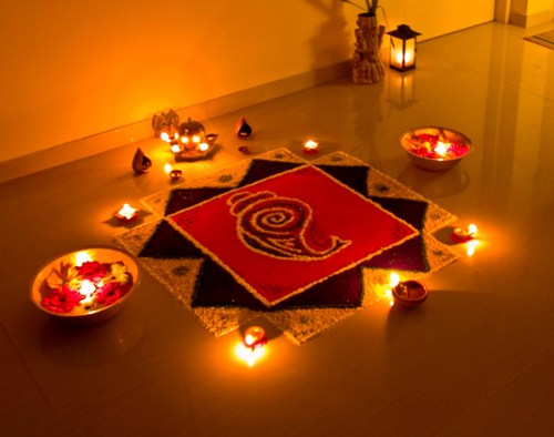 Kolay Geometrik Rangoli