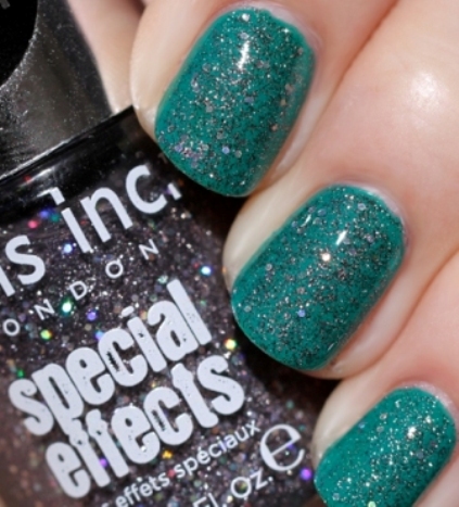 „Sea Green Glitter“ nagų dažai