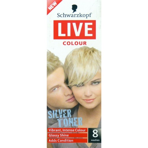 Renkli Saçlar İçin Tonerler Schwarzkopf Canlı Renk Gümüş Toner