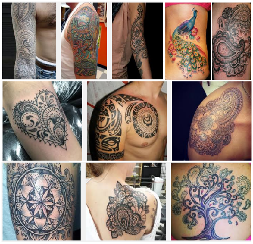 paisley tatuiruotės dizainas