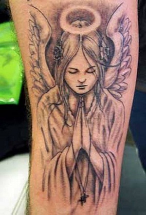 Angelų tatuiruočių dizainas