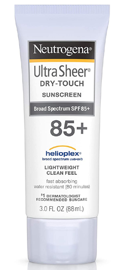 „Neutrogena Ultra Sheer Dry Touch“ apsauginis kremas nuo saulės SPF 85