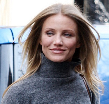 cameron diaz be makiažo