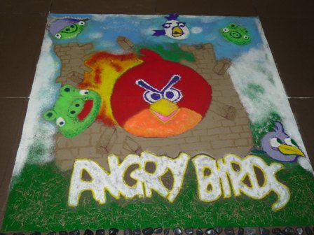 Lengvas animacinis filmas „Angry Birds Rangolis“