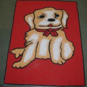 Sevimli Çizgi Köpek Rangoli