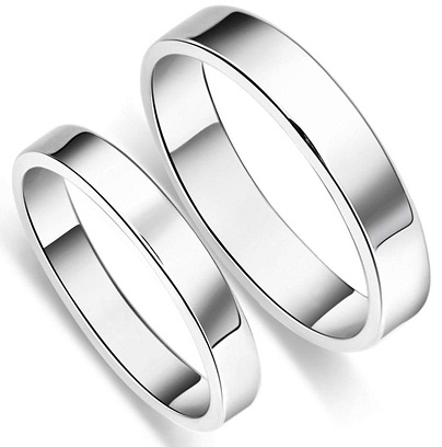Paprastos juostos stiliaus žiedas poroms