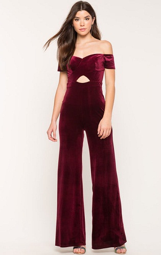 Lost in Love Velvet Romper