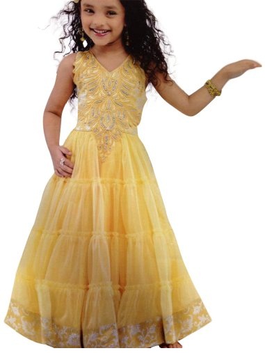 Hint Partisi Uzun Frock Giymek