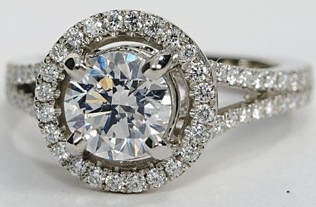 Dizainerio „Solitaire“ deimantinis sužadėtuvių žiedas