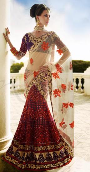 tasarımcı lehenga sarees7