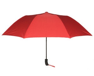 Trumpas raudonas skėtis