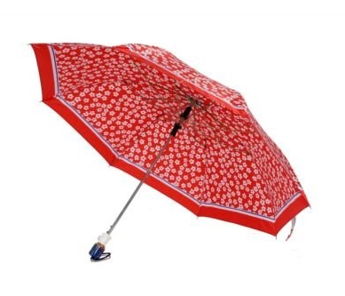 Dizaineris raudonas skėtis