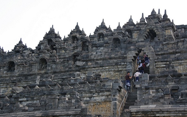 Borobudur Indonezijos lankytinos vietos