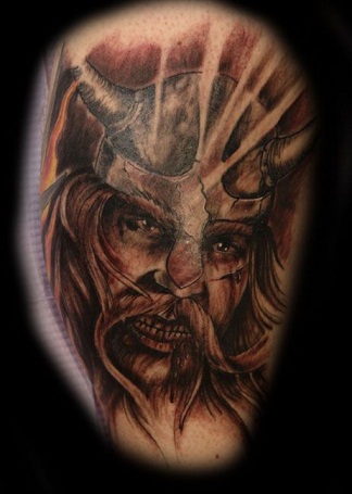 Grafinės vikingų tatuiruotės