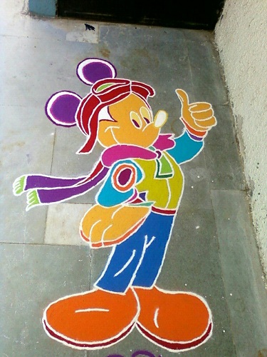 Eşsiz Rangoli Tasarımı