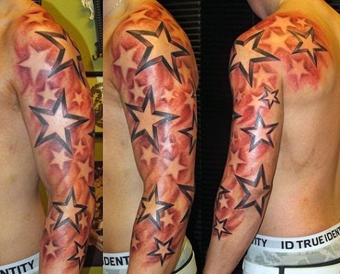 Degančios žvaigždės tatuiruotė