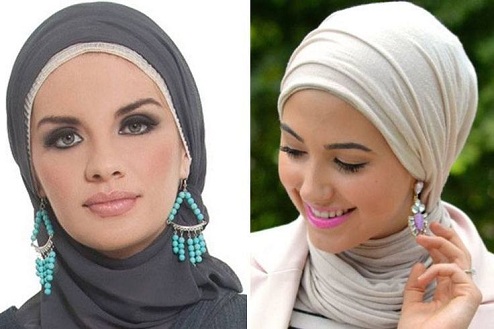 Išmanusis hidžabas su auskarais
