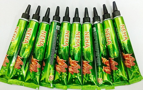 Vamzdelio stiliaus Henna kūgis