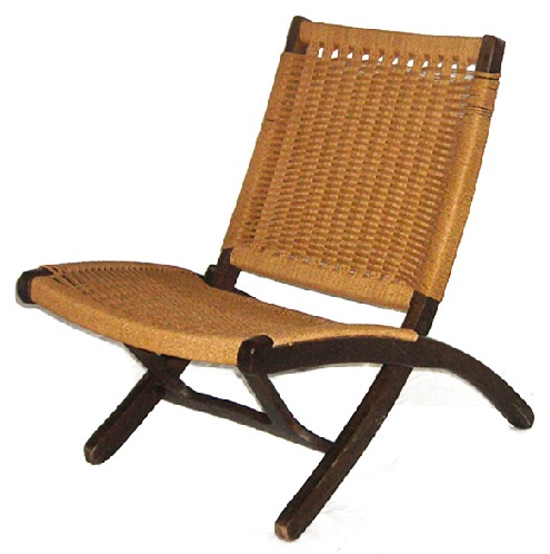 Jüt ve Ahşap Sandalye