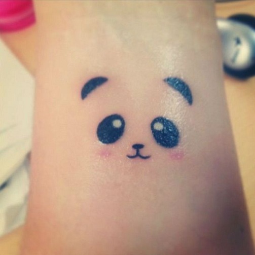Mieli „Panda“ tatuiruočių dizainai