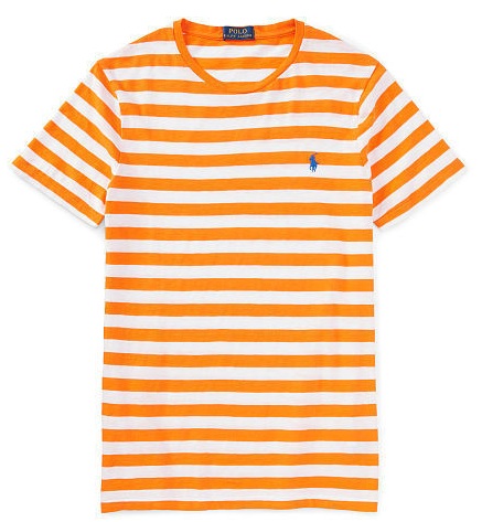 Dangiškai oranžiniai marškinėliai vyrams
